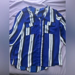 Cato Women’s Blue Blouse & Dress Shirt